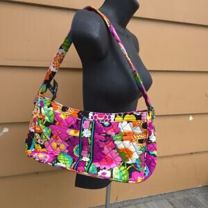 Vera Bradley la la boom small shoulder multicolor floral purse